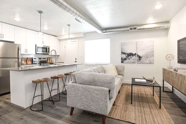 Living Room - Brickyard Flats Apartments Unit 8