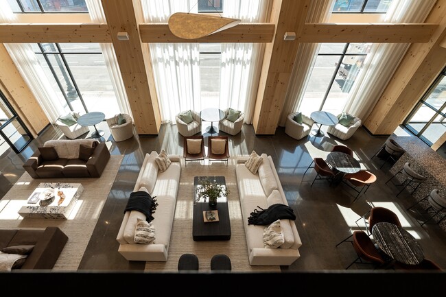 Lobby Lounge & Fireplace - Scribe