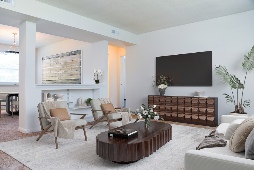 Seperate Living Room Dining Room Area