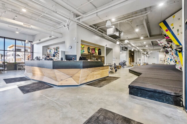 Rock Climbing Gym Lobby