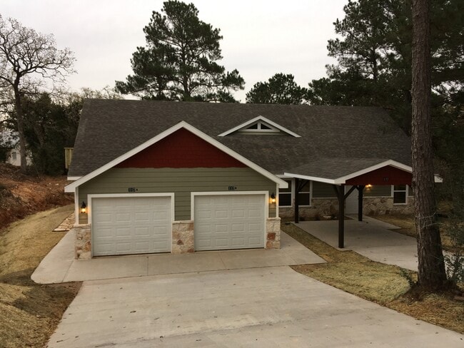 Unit C has covered carport