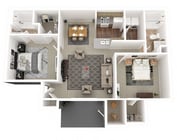 2x2 1150 SQ FT