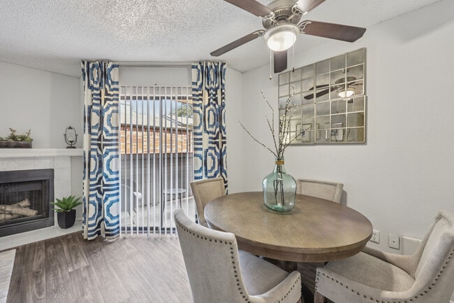 Modern dining area