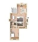1BR/1.5BA