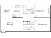 2BR/1BA