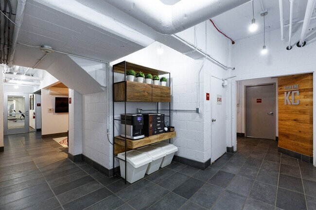 Complimentary coffee bar