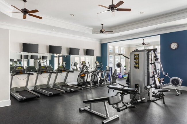 Stay active with a fully equipped fitness center right at home