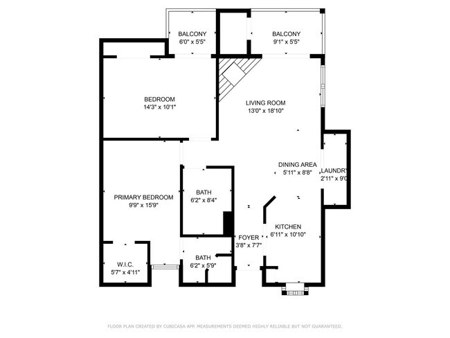 Photo - Gorgeous Condo, 2 Bedrooms/2 Balconies/2 B...