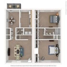 2 Bed Deluxe Townhome