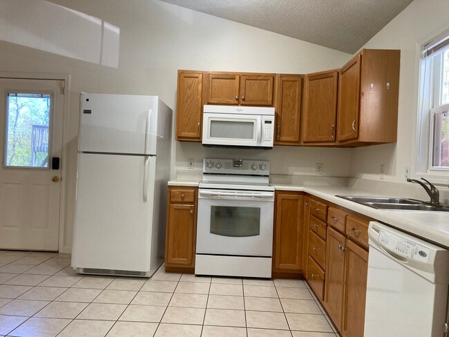 Large open kitchen area.