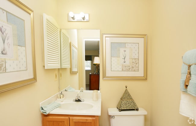 2 Bedroom 947 SF - Half-Bathroom inside Master Bedroom - Autumn Woods Apartments