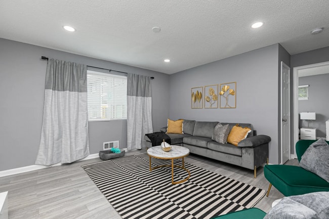 2BR, 1BA - 845SF - Living Room - Gateway South Apartments