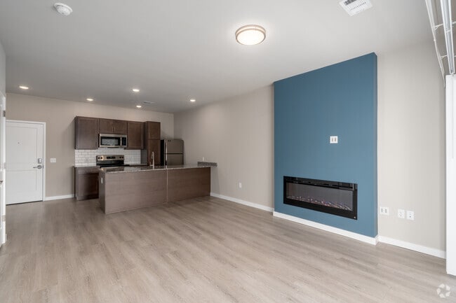 1BR, 1BA - 694SF - Living Room - Signature Flats at Hershey