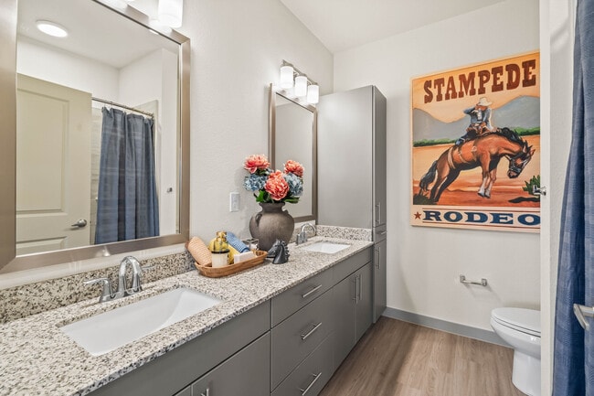Extended Countertop and Linen Closets