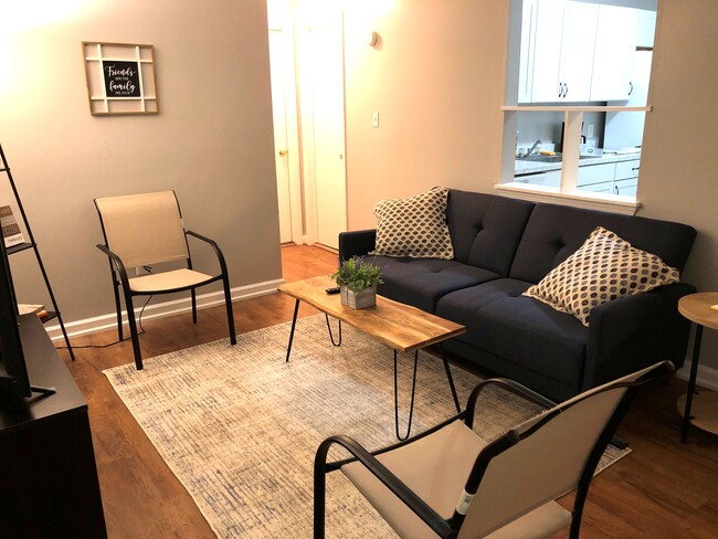 Living Room - 4 N Hamilton St Apartments