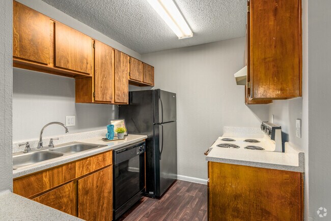 1 habitación, 1 baño - 450 pies cuadrados - Cocina - The Remington