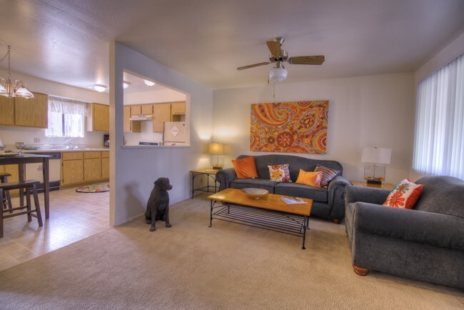 2 Bed 2 Bath Living Room