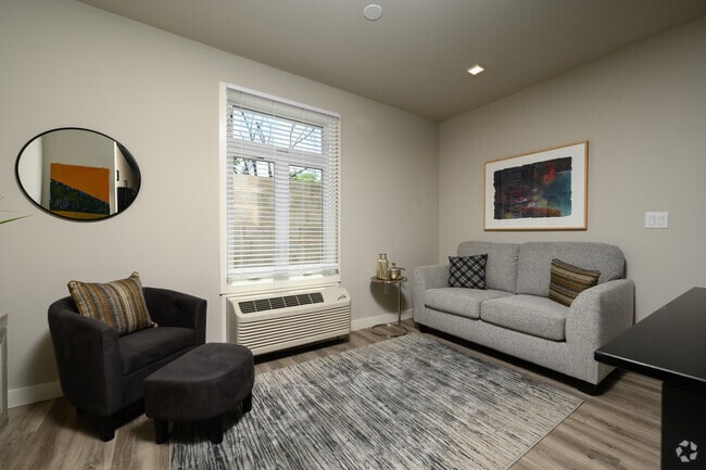 2BR, 1BA - Living Space