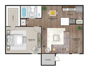 A1C floor plan Regency Park