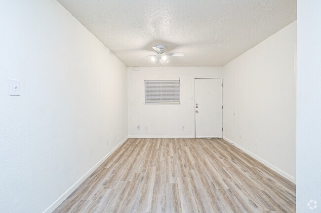 2BR, 1BA - 700SF - Living Area - Le Med Apartments