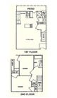 2-Bed/2-Bath Townhome