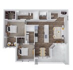 B2XR floor plan Republic House at Frisco Bridges