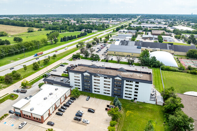 Aerial - The McCoy at 8035 Apartments