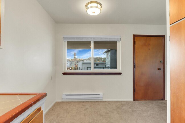 View from kitchen to Dining Area