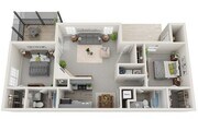 Two Bedroom, Two Bathroom, Screened-in Porch, Full Size Washer/Dryer Connections, Fireplace, Vaulted Ceilings in Selected Units