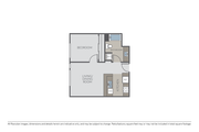 Plan 1A - Open One Bedroom