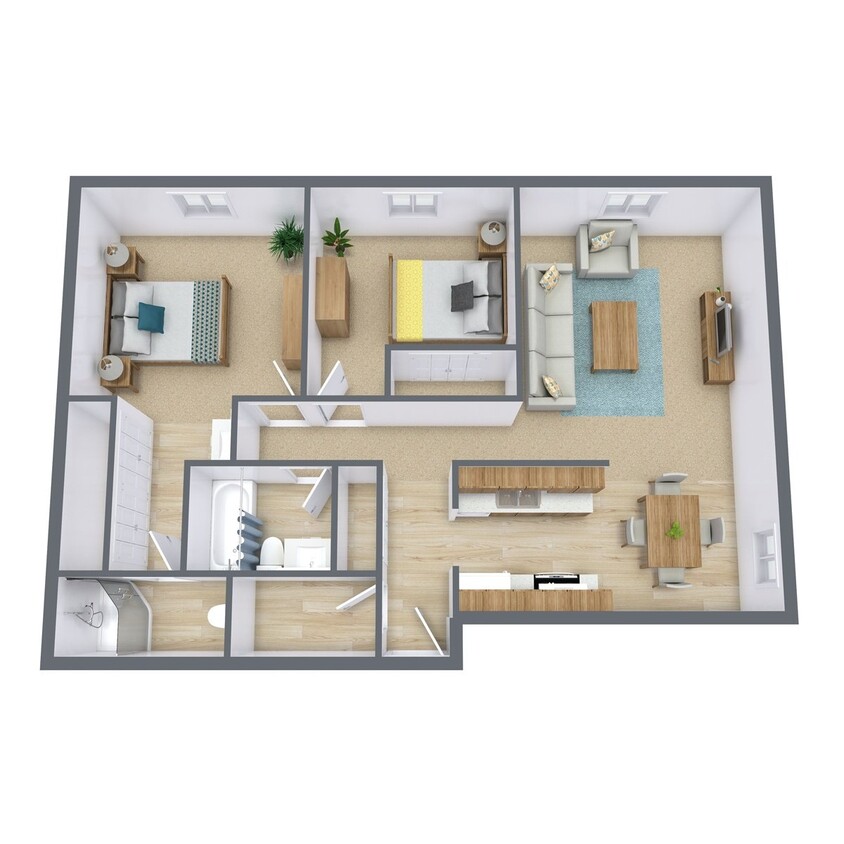 Floor Plan - Two Bedroom 2175A