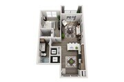 Weston Corners_A2_1B1B_717sf_Floorplans