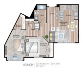 881 Square Feet