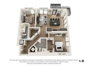 2 bed 2 bath | 1068 sq ft