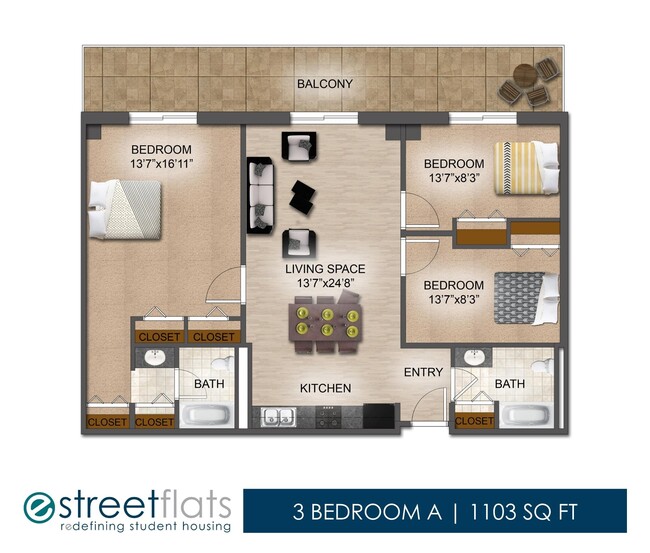Photo - E Street Flats - Student Housing