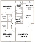 2BR/2BA