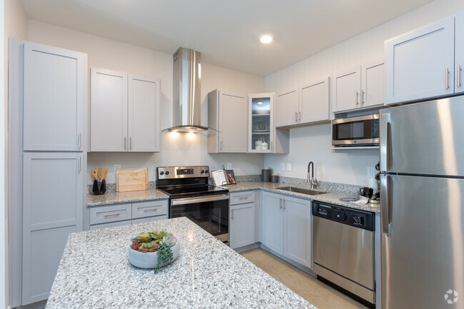 2BR, 2BA - 1148SF Blanchard - Kitchen - Aldon at Powell & Broad