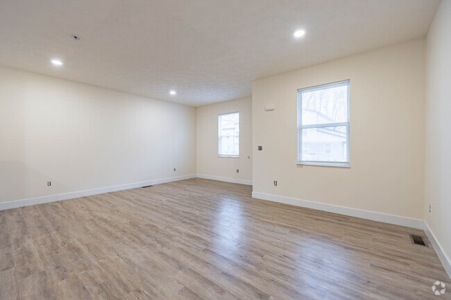 1BR, 1BA - 800SF - Living Room - Courtyards at Amelia Olive Branch