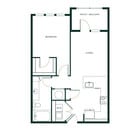 A1E floor plan The Hartley at Blue Hill