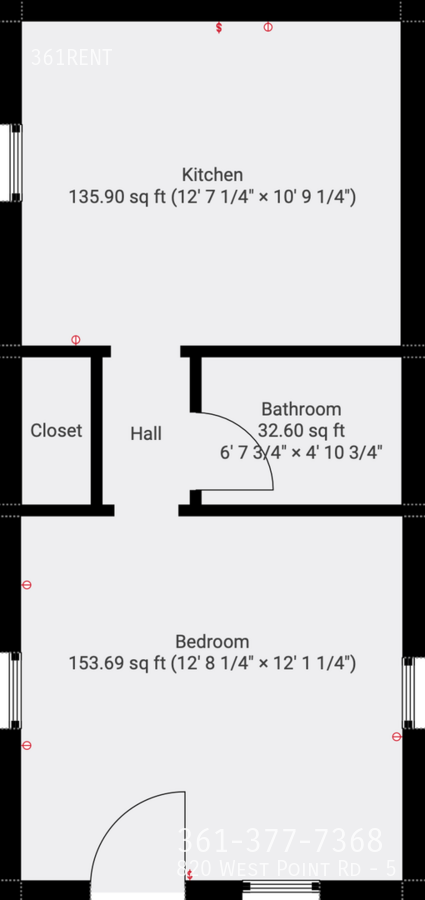 Studio + 1 Bath - Cottage - Studio + 1 Bath - Cottage Apartment Unit 5