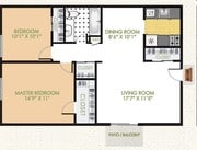 2BR/1BA