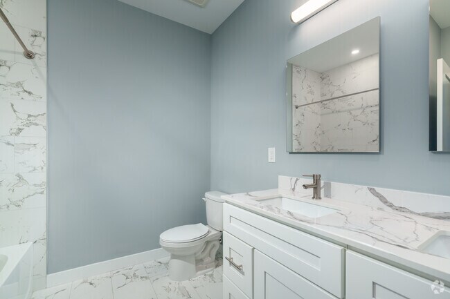 2BR, 2BA - 1101SF - Second Bathroom
