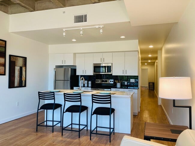 Contemporary Kitchen - The Presley Apartments