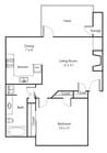1BR/1BA