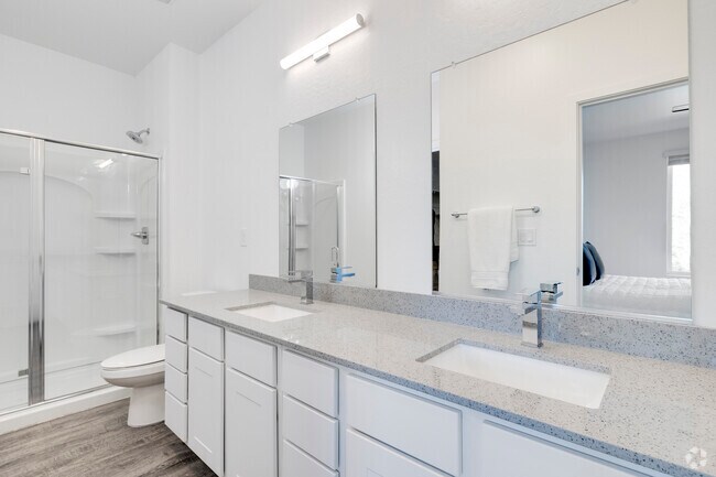 - Second 2BR, 2.5 BA - 1,288 sq feet