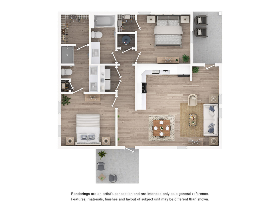 Floor Plan - Cottage B2