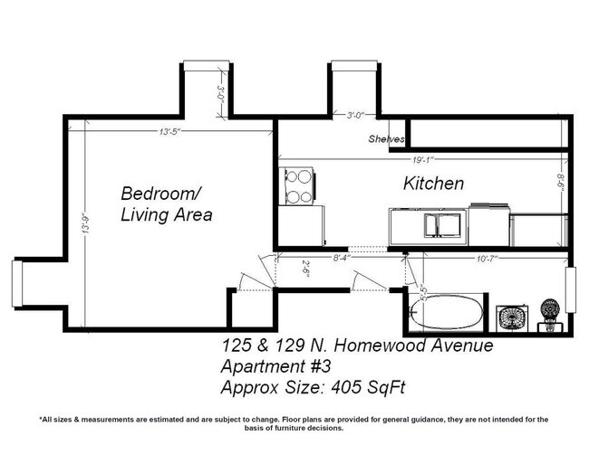 Photo - 129 N Homewood Ave Unit 129 N. Homewood Ave. #3