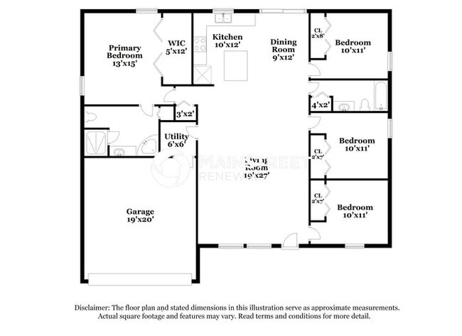 4 Bedroom Pet-Friendly Home in Lehigh Acres, FL with Main Street Renewal