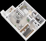 Studio 550 Sq. Ft.