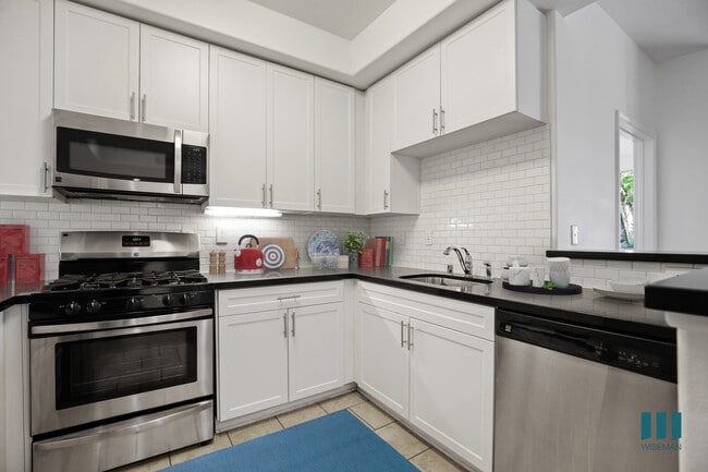 Kitchen with Stainless-Steel Appliances